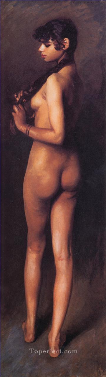 ヌードのエジプト少女ジョン・シンガー・サージェント油絵